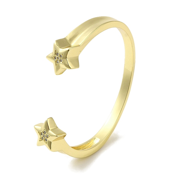 PandaHall Rack Plating Brass Micro Pave Clear Cubic Zirconia Star Open Cuff Bangles for Women, Cadmium Free & Lead Free, Long-Lasting Plated...
PandaHall Rack Plating Brass Micro Pave Clear Cubic Zirconia Star Open Cuff Bangles for Women, Cadmium Free & Lead Free, Long-Lasting Plated...