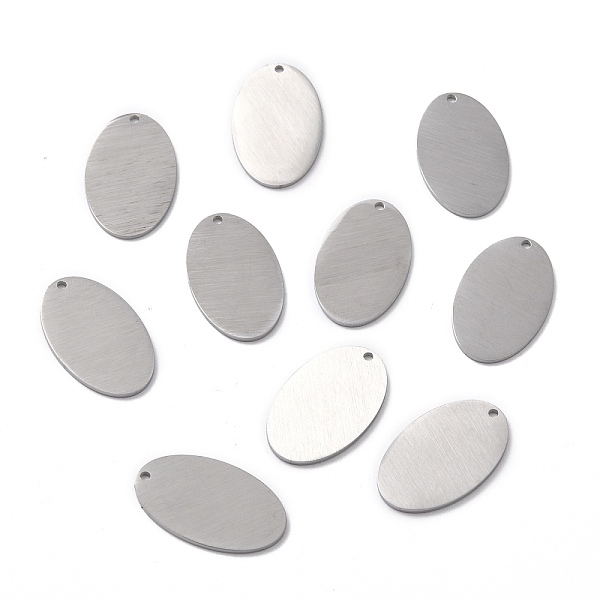 PandaHall 304 Stainless Steel Pendants, Double Side Drawbench, Stamping Blank Tag, Oval, Stainless Steel Color, 22x13.5x1mm, Hole: 1.2mm 304...
PandaHall 304 Stainless Steel Pendants, Double Side Drawbench, Stamping Blank Tag, Oval, Stainless Steel Color, 22x13.5x1mm, Hole: 1.2mm 304...