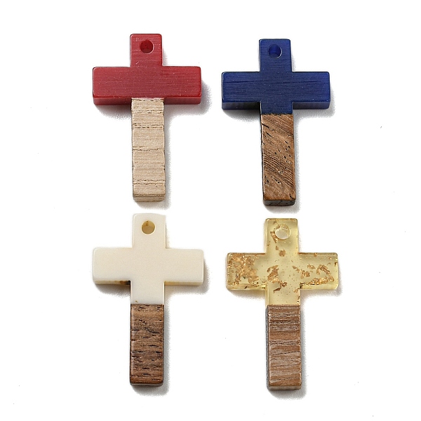 PandaHall Resin & Walnut Wood Pendants, Geometric Charms, Cross, 24.5x16x3mm, Hole: 2mm Resin+Wood Cross
PandaHall Resin & Walnut Wood Pendants, Geometric Charms, Cross, 24.5x16x3mm, Hole: 2mm Resin+Wood Cross