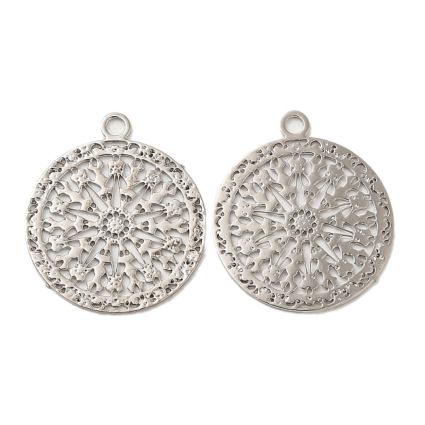 PandaHall Rack Plating Brass Filigree Pendants, Long-Lasting Plated, Flat Round Charms, Platinum, 16x14x0.3mm, Hole: 1.2mm Brass Flat Round
PandaHall Rack Plating Brass Filigree Pendants, Long-Lasting Plated, Flat Round Charms, Platinum, 16x14x0.3mm, Hole: 1.2mm Brass Flat Round