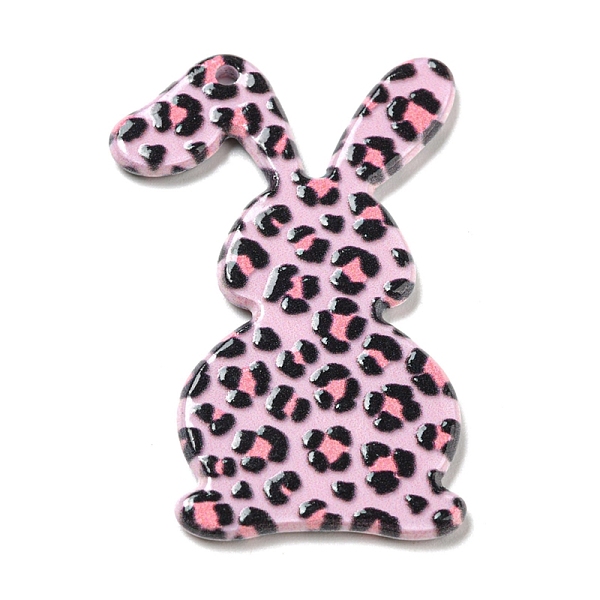 PandaHall Opaque Acrylic Sided Pendants, Rabbit, Pearl Pink, 44x30x2.6mm, Hole: 2.2mm Acrylic Rabbit
PandaHall Opaque Acrylic Sided Pendants, Rabbit, Pearl Pink, 44x30x2.6mm, Hole: 2.2mm Acrylic Rabbit