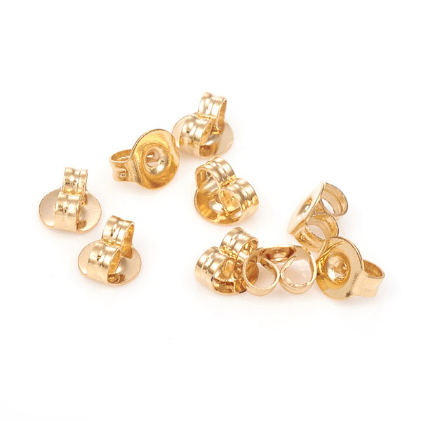 PandaHall 304 Stainless Steel Ear Nuts, Butterfly Earring Backs for Post Earrings, Flat Round, Golden, 5x4.5x3mm, Hole: 1mm 304 Stainless...
PandaHall 304 Stainless Steel Ear Nuts, Butterfly Earring Backs for Post Earrings, Flat Round, Golden, 5x4.5x3mm, Hole: 1mm 304 Stainless...