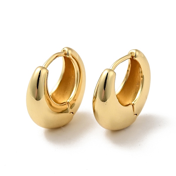 PandaHall Rack Plating Brass Thick Hoop Earrings for Men Women, Real 18K Gold Plated, 17x18x6mm, Pin: 0.8mm Brass Ring
PandaHall Rack Plating Brass Thick Hoop Earrings for Men Women, Real 18K Gold Plated, 17x18x6mm, Pin: 0.8mm Brass Ring