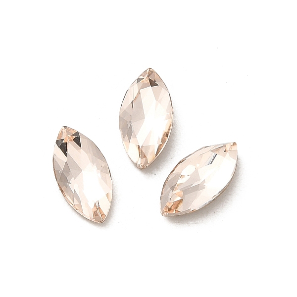 PandaHall Glass Rhinestone Cabochons, Point Back & Back Plated, Faceted, Horse Eye, Light Peach, 8x4x2.5mm Glass Rhinestone Horse Eye Pink
PandaHall Glass Rhinestone Cabochons, Point Back & Back Plated, Faceted, Horse Eye, Light Peach, 8x4x2.5mm Glass Rhinestone Horse Eye Pink