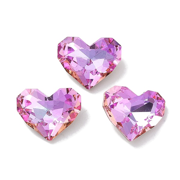 PandaHall Glass Rhinestone Cabochons, Point Back & Back Plated, Faceted, Heart, Fuchsia, 10x12x5mm Glass Rhinestone Heart Purple
PandaHall Glass Rhinestone Cabochons, Point Back & Back Plated, Faceted, Heart, Fuchsia, 10x12x5mm Glass Rhinestone Heart Purple