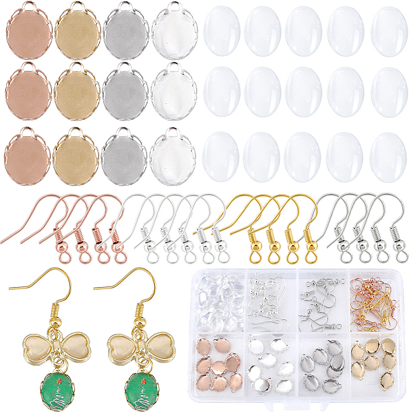 PandaHall SUNNYCLUE 1 Box 120pcs Cabochon Earring Making Kit Cabochon Setting Earrings Stainless Steel Earring Cabochon Settings Earring...
PandaHall SUNNYCLUE 1 Box 120pcs Cabochon Earring Making Kit Cabochon Setting Earrings Stainless Steel Earring Cabochon Settings Earring...