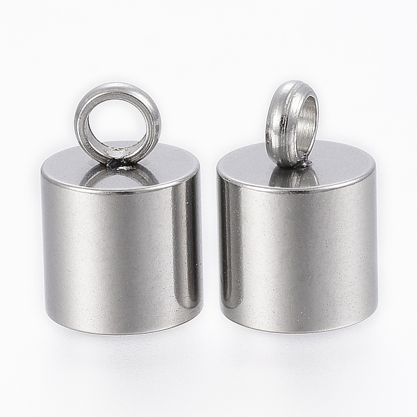 PandaHall 201 Stainless Steel Cord Ends, End Caps, Column, Stainless Steel Color, 13x9mm, Hole: 2.5mm, Inner Diameter: 8mm 201 Stainless...
PandaHall 201 Stainless Steel Cord Ends, End Caps, Column, Stainless Steel Color, 13x9mm, Hole: 2.5mm, Inner Diameter: 8mm 201 Stainless...