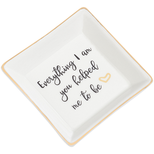 PandaHall CREATCABIN Porcelain Square Jewelry Holder, Jewelry Tray, for Holding Small Jewelries, Rings, Necklaces, Earrings, Bracelets...
PandaHall CREATCABIN Porcelain Square Jewelry Holder, Jewelry Tray, for Holding Small Jewelries, Rings, Necklaces, Earrings, Bracelets...