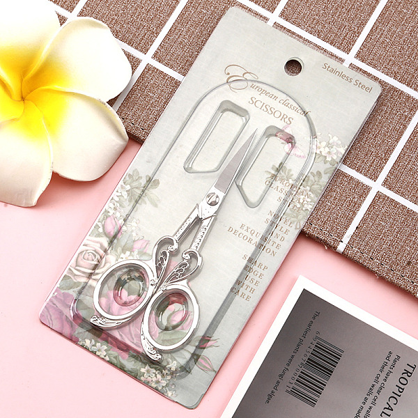 PandaHall Stainless Steel Scissors, Embroidery Scissors, Sewing Scissors, Stainless Steel Color, 11.2x4.7cm Stainless Steel
PandaHall Stainless Steel Scissors, Embroidery Scissors, Sewing Scissors, Stainless Steel Color, 11.2x4.7cm Stainless Steel