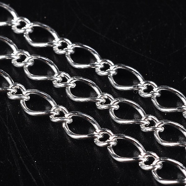 PandaHall Iron Handmade Chains Figaro Chains Mother-Son Chains, Unwelded, Lead Free and Nickel Free and Cadmium Free, Silver Color Plated...
PandaHall Iron Handmade Chains Figaro Chains Mother-Son Chains, Unwelded, Lead Free and Nickel Free and Cadmium Free, Silver Color Plated...