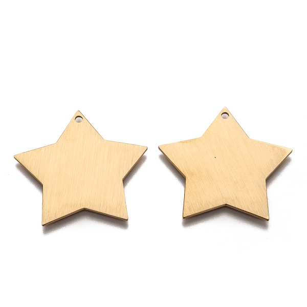 PandaHall Ion Plating(IP) 304 Stainless Steel Pendants, Stamping Blank Tag, Laser Cut, Double Side Drawbench Effect, Star, Golden...
PandaHall Ion Plating(IP) 304 Stainless Steel Pendants, Stamping Blank Tag, Laser Cut, Double Side Drawbench Effect, Star, Golden...