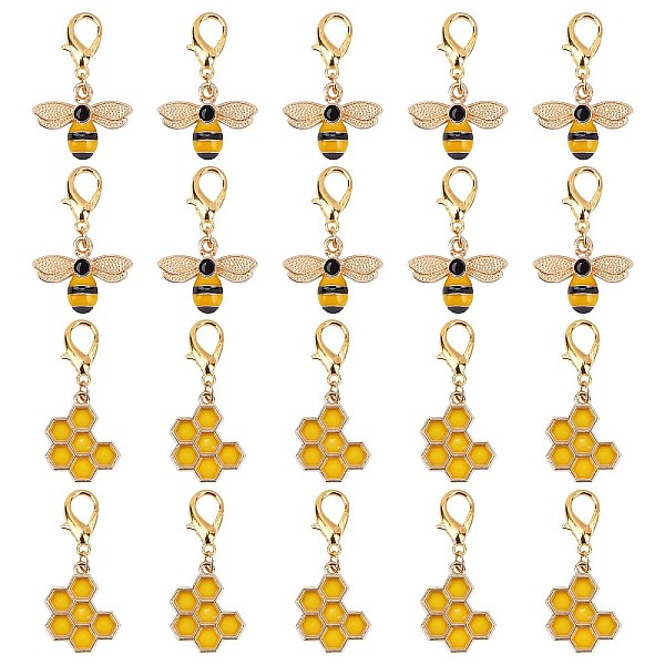 PandaHall SUNNYCLUE 1 Box 40Pcs 2 Styles Bees Stitch Marker Bee Charms Bulk Honey Bee Charm Removable Lobster Clasp Locking Stitch Markers...
PandaHall SUNNYCLUE 1 Box 40Pcs 2 Styles Bees Stitch Marker Bee Charms Bulk Honey Bee Charm Removable Lobster Clasp Locking Stitch Markers...
