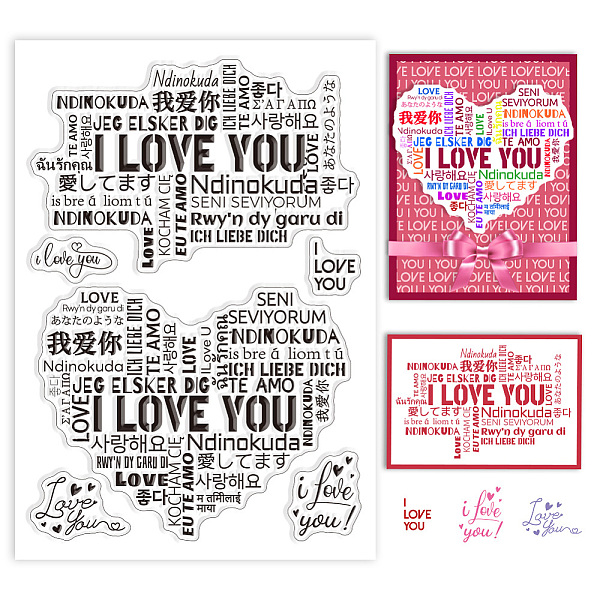 PandaHall GLOBLELAND I Love You Text Love Clear Stamps for Cards Making Valentine's Day Words Silicone Clear Stamp Seals Transparent Stamps...
PandaHall GLOBLELAND I Love You Text Love Clear Stamps for Cards Making Valentine's Day Words Silicone Clear Stamp Seals Transparent Stamps...