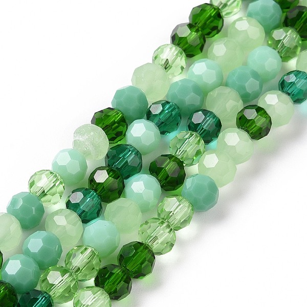 PandaHall Glass Beads Strands, Faceted(32 Facets), Round, Light Green, 5.5mm, Hole: 1mm, about 95pcs/strand, 20.47''(52cm) Glass Round
PandaHall Glass Beads Strands, Faceted(32 Facets), Round, Light Green, 5.5mm, Hole: 1mm, about 95pcs/strand, 20.47''(52cm) Glass Round