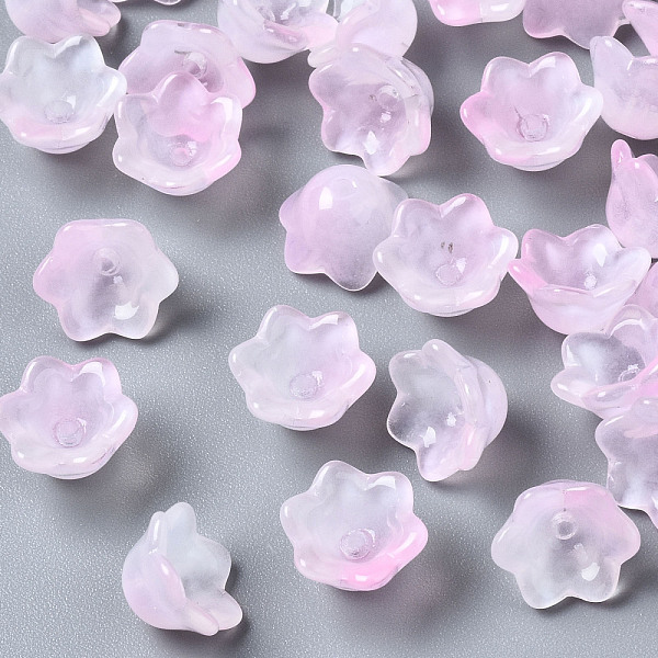 PandaHall Transparent Two Tone Spray Painted Glass Beads, Flower, Pink, 7x11.5x11.5mm, Hole: 1.2mm Glass Pink
PandaHall Transparent Two Tone Spray Painted Glass Beads, Flower, Pink, 7x11.5x11.5mm, Hole: 1.2mm Glass Pink