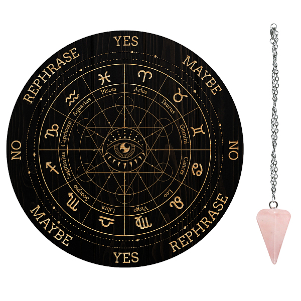 PandaHall AHADEMAKER 1Pc Cone/Spike/Pendulum Natural Rose Quartz Stone Pendants, 1Pc 304 Stainless Steel Cable Chain Necklaces, 1Pc PVC...
PandaHall AHADEMAKER 1Pc Cone/Spike/Pendulum Natural Rose Quartz Stone Pendants, 1Pc 304 Stainless Steel Cable Chain Necklaces, 1Pc PVC...