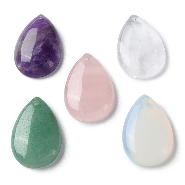 PandaHall Natural & Synthetic Mixed Gemstone Pendants, Teardrop Charms, 30.5x20x6mm, Hole: 1mm Mixed Stone Teardrop
PandaHall Natural & Synthetic Mixed Gemstone Pendants, Teardrop Charms, 30.5x20x6mm, Hole: 1mm Mixed Stone Teardrop