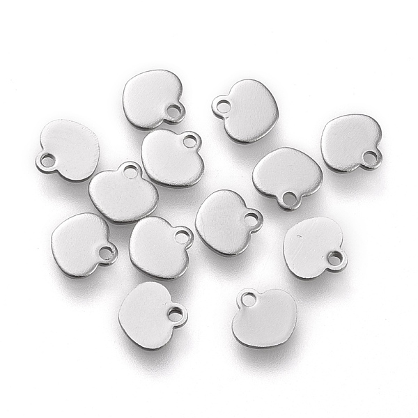 PandaHall 304 Stainless Steel Charms, Laser Cut, Stamping Blank Tag, Heart, Stainless Steel Color, 5.5x5.5x0.5mm, Hole: 1mm 304 Stainless...
PandaHall 304 Stainless Steel Charms, Laser Cut, Stamping Blank Tag, Heart, Stainless Steel Color, 5.5x5.5x0.5mm, Hole: 1mm 304 Stainless...