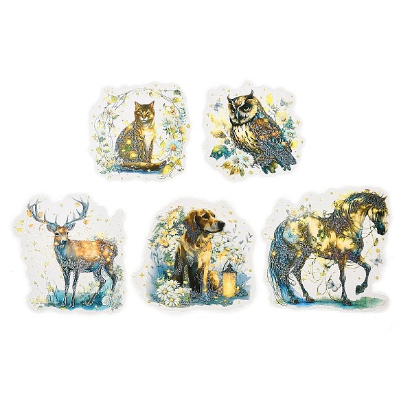 PandaHall 10Pcs 5 Styles Forest Theme PET Waterproof Stickers Sets, Adhesive Decals for DIY Scrapbooking, Photo Album Decoration...
PandaHall 10Pcs 5 Styles Forest Theme PET Waterproof Stickers Sets, Adhesive Decals for DIY Scrapbooking, Photo Album Decoration...