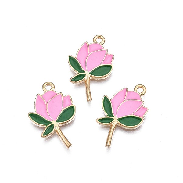 PandaHall Rack Plating Alloy Pendants, Cadmium Free & Lead Free, Flower, Pearl Pink, 24.5x15.5x2mm, Hole: 1.6mm Alloy+Enamel Flower
PandaHall Rack Plating Alloy Pendants, Cadmium Free & Lead Free, Flower, Pearl Pink, 24.5x15.5x2mm, Hole: 1.6mm Alloy+Enamel Flower