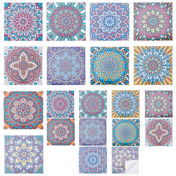 PandaHall ARRICRAFT 2Sets 2 Style Square PVC Self-Adhesive Mandala Pattern Paper, Wall Stickers, for Shelf Liner Dresser Drawer Locker...
PandaHall ARRICRAFT 2Sets 2 Style Square PVC Self-Adhesive Mandala Pattern Paper, Wall Stickers, for Shelf Liner Dresser Drawer Locker...