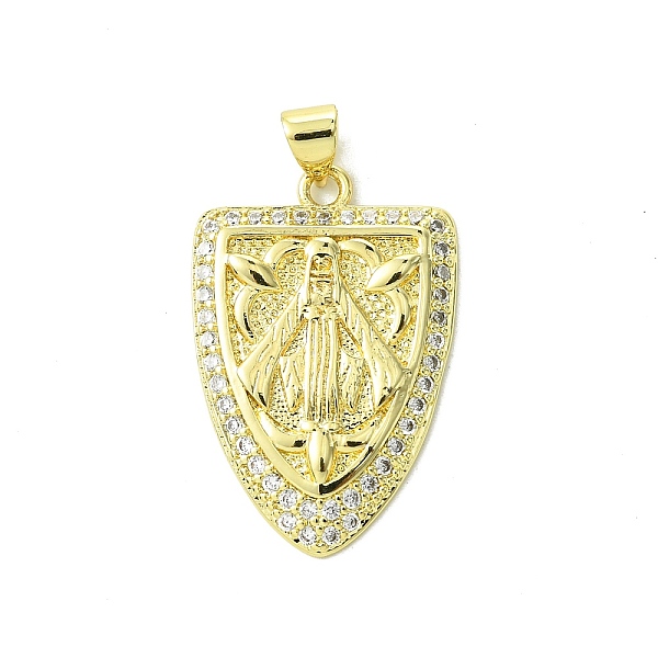 PandaHall Real 18K Gold Plated Brass Micro Pave Cubic Zirconia Pendants, Shield with Virgin, Clear, 29x19x3mm, Hole: 3.5x4.5mm Brass+Cubic...
PandaHall Real 18K Gold Plated Brass Micro Pave Cubic Zirconia Pendants, Shield with Virgin, Clear, 29x19x3mm, Hole: 3.5x4.5mm Brass+Cubic...