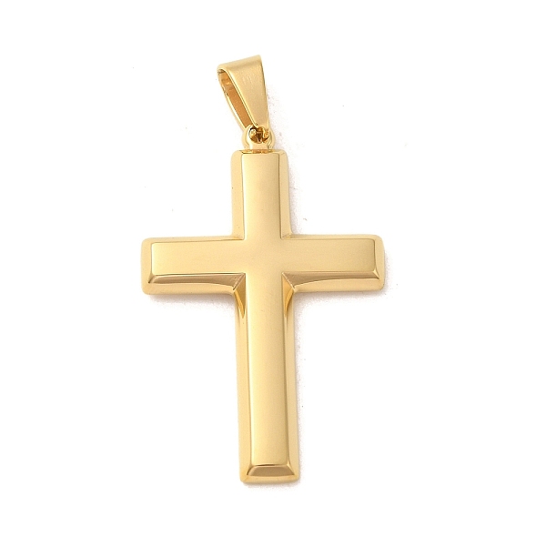 PandaHall Vacuum Plating 304 Stainless Steel Pendants, Cross Charm, Religion, Golden, 41x27.5x3.5mm, Hole: 7x6mm 304 Stainless Steel Cross
PandaHall Vacuum Plating 304 Stainless Steel Pendants, Cross Charm, Religion, Golden, 41x27.5x3.5mm, Hole: 7x6mm 304 Stainless Steel Cross