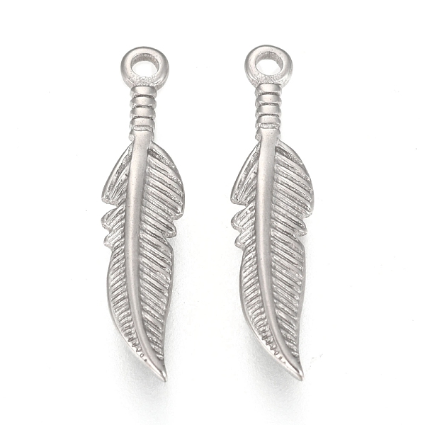 PandaHall 304 Stainless Steel Pendants, Leaf, Stainless Steel Color, 22x5x2mm, Hole: 1.5mm Stainless Steel Leaf
PandaHall 304 Stainless Steel Pendants, Leaf, Stainless Steel Color, 22x5x2mm, Hole: 1.5mm Stainless Steel Leaf