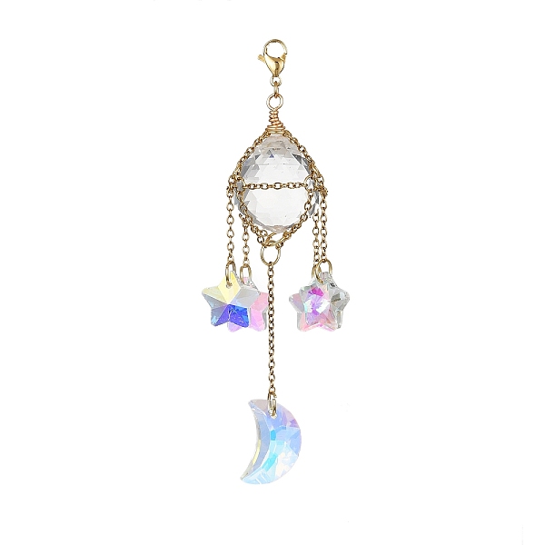PandaHall Stainless Steel Cable Chains Pouch Teardrop Pendant Decorations, Hanging Suncatchers, with Glass Moon/Star Charm, Golden, 102.5mm..., White
PandaHall Stainless Steel Cable Chains Pouch Teardrop Pendant Decorations, Hanging Suncatchers, with Glass Moon/Star Charm, Golden, 102.5mm..., White