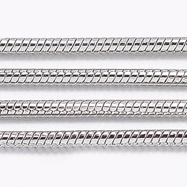 PandaHall 304 Stainless Steel Round Snake Chains, with Spool, Soldered, Stainless Steel Color, 0.9x0.9mm, about 32.8 Feet(10m)/roll 304...
PandaHall 304 Stainless Steel Round Snake Chains, with Spool, Soldered, Stainless Steel Color, 0.9x0.9mm, about 32.8 Feet(10m)/roll 304...