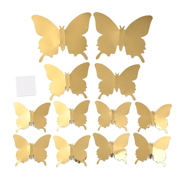 PandaHall 3D PLastic Mirror Wall Stickers, with Adhesive Tape, for Home Living Room Bedroom Wall Decorations, Butterfly, Gold...
PandaHall 3D PLastic Mirror Wall Stickers, with Adhesive Tape, for Home Living Room Bedroom Wall Decorations, Butterfly, Gold...
