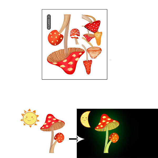 PandaHall Glow in The Dark Mushroom Switch Wall Stickers, Luminous Cartoon PVC Light Switch Decals, for Kids'Bedroom Living Room, Mushroom...
PandaHall Glow in The Dark Mushroom Switch Wall Stickers, Luminous Cartoon PVC Light Switch Decals, for Kids'Bedroom Living Room, Mushroom...