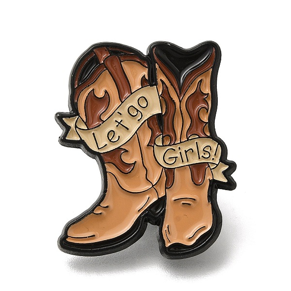 PandaHall Cowboy Safety Enamel Pins, Black Alloy Badge for Suit Shirt Collar, Men/Women, Shoes, 30.5x25x1.5mm Alloy+Enamel Shoes
PandaHall Cowboy Safety Enamel Pins, Black Alloy Badge for Suit Shirt Collar, Men/Women, Shoes, 30.5x25x1.5mm Alloy+Enamel Shoes