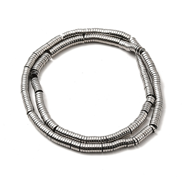 PandaHall Non-magnetic Synthetic Hematite Beads Strands, Heishi Beads, Disc/Flat Round, Silver Plated, 4x1mm, Hole: 1mm, 15.7 inch...
PandaHall Non-magnetic Synthetic Hematite Beads Strands, Heishi Beads, Disc/Flat Round, Silver Plated, 4x1mm, Hole: 1mm, 15.7 inch...