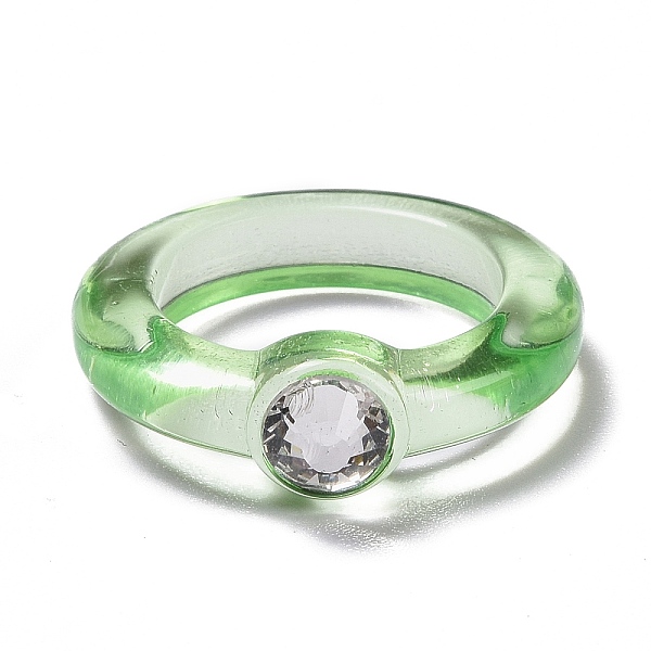PandaHall Transparent Acrylic Finger Rings, Light Green, US Size 7 1/2(17.7mm) Acrylic
PandaHall Transparent Acrylic Finger Rings, Light Green, US Size 7 1/2(17.7mm) Acrylic