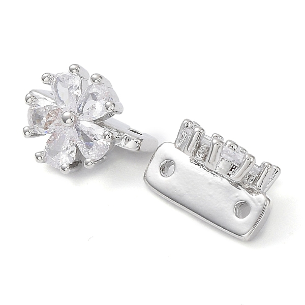 PandaHall Brass Slide Charms, with Glass, Flower, Real Platinum Plated, 9x12.5x7mm, Hole: 1.2mm Brass Flower Clear
PandaHall Brass Slide Charms, with Glass, Flower, Real Platinum Plated, 9x12.5x7mm, Hole: 1.2mm Brass Flower Clear