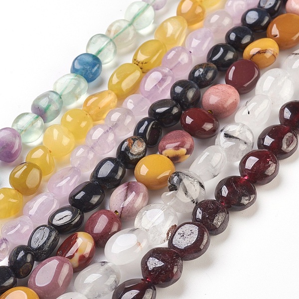 PandaHall Natural Gemstone Beads Strands, Tumbled Stone, Nuggets, 6~13x5~10x4~7mm, Hole: 0.8mm, about 37~56pcs/strand, 15.5~16.1 inch..., Multicolor
PandaHall Natural Gemstone Beads Strands, Tumbled Stone, Nuggets, 6~13x5~10x4~7mm, Hole: 0.8mm, about 37~56pcs/strand, 15.5~16.1 inch..., Multicolor