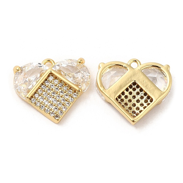 PandaHall Brass and Clear Cubic Zirconia Pendants, Heart, Real 18K Gold Plated, 13x14.5x3.5mm, Hole: 1.2mm Brass+Cubic Zirconia Heart Clear
PandaHall Brass and Clear Cubic Zirconia Pendants, Heart, Real 18K Gold Plated, 13x14.5x3.5mm, Hole: 1.2mm Brass+Cubic Zirconia Heart Clear