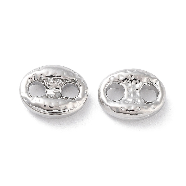 PandaHall Brass Connector Charms, Oval Links, Real Platinum Plated, 7x9x3mm, Hole: 2mm Brass Oval
PandaHall Brass Connector Charms, Oval Links, Real Platinum Plated, 7x9x3mm, Hole: 2mm Brass Oval