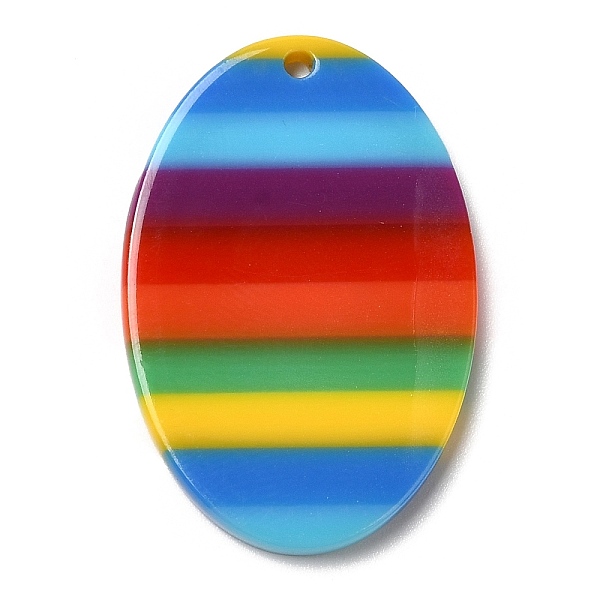 PandaHall Acrylic Pendants, Rainbow Color Pride, Oval, 33x22x3mm, Hole: 1.6mm Acrylic Oval Multicolor
PandaHall Acrylic Pendants, Rainbow Color Pride, Oval, 33x22x3mm, Hole: 1.6mm Acrylic Oval Multicolor