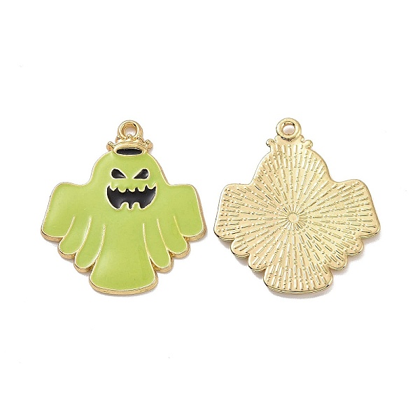 PandaHall Halloween Theme Rack Plating Alloy Enamel Pendants, Ghost Charms, Light Gold, 32.5x28.5x1.8mm, Hole: 2mm Alloy+Enamel Ghost
PandaHall Halloween Theme Rack Plating Alloy Enamel Pendants, Ghost Charms, Light Gold, 32.5x28.5x1.8mm, Hole: 2mm Alloy+Enamel Ghost