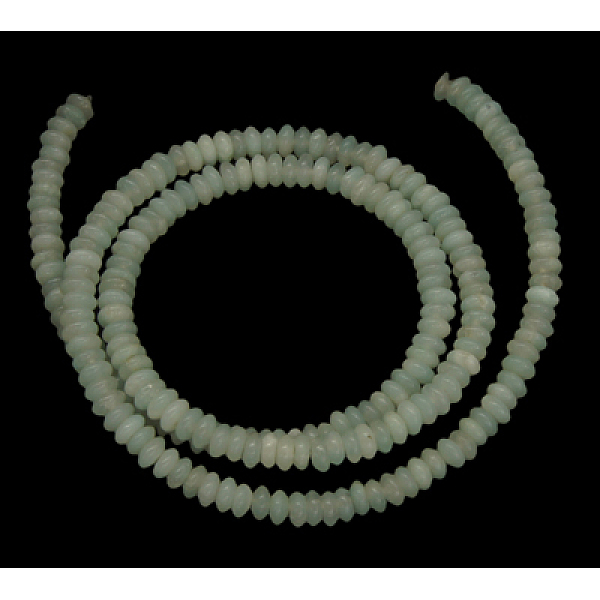 PandaHall Natural Gemstone Beads, Rondelle, Flower Amazonite, 4x2.5mm Flower Amazonite Rondelle Green
PandaHall Natural Gemstone Beads, Rondelle, Flower Amazonite, 4x2.5mm Flower Amazonite Rondelle Green