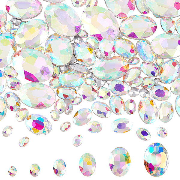 PandaHall FINGERINSPIRE 94 Pcs Pointed Back Rhinestone 6 Sizes Glass Rhinestones Gems AB Color Oval Jewels Embelishments with Silver Plated..., Clear
PandaHall FINGERINSPIRE 94 Pcs Pointed Back Rhinestone 6 Sizes Glass Rhinestones Gems AB Color Oval Jewels Embelishments with Silver Plated..., Clear