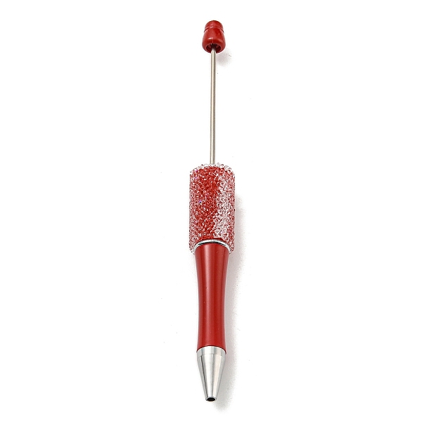 PandaHall Plastic Ball-Point Pen, Rhinestone Beadable Pen, for DIY Personalized Pen with Jewelry Bead, FireBrick, 144x14.5mm Plastic Red
PandaHall Plastic Ball-Point Pen, Rhinestone Beadable Pen, for DIY Personalized Pen with Jewelry Bead, FireBrick, 144x14.5mm Plastic Red