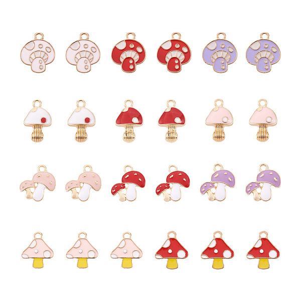 PandaHall Cheriswelry 44Pcs 11 Style Light Gold Alloy Enamel Pendants, Cadmium Free & Lead Free, Mushroom, Mixed Color..., Multicolor
PandaHall Cheriswelry 44Pcs 11 Style Light Gold Alloy Enamel Pendants, Cadmium Free & Lead Free, Mushroom, Mixed Color..., Multicolor