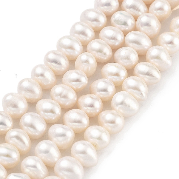 PandaHall Natural Cultured Freshwater Pearl Beads Strands, Potato, Old Lace, 6~7mm, Hole: 0.6mm, about 29pcs/strand, 6.69 inch(17cm) Pearl...
PandaHall Natural Cultured Freshwater Pearl Beads Strands, Potato, Old Lace, 6~7mm, Hole: 0.6mm, about 29pcs/strand, 6.69 inch(17cm) Pearl...