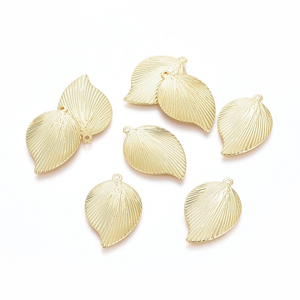 PandaHall Brass Pendants, Long-Lasting Plated, Textured, Leaf, Real 18K Gold Plated, 22.5x15x1mm, Hole: 1.2mm Brass Leaf
PandaHall Brass Pendants, Long-Lasting Plated, Textured, Leaf, Real 18K Gold Plated, 22.5x15x1mm, Hole: 1.2mm Brass Leaf