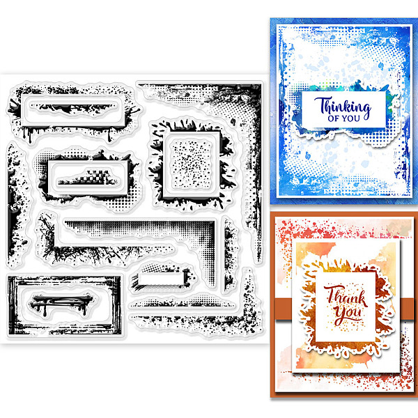 PandaHall GLOBLELAND Stain Box Clear Stamps for Cards Making Splash Frame Clear Stamp Seals Transparent Stamps for DIY Scrapbooking Photo...
PandaHall GLOBLELAND Stain Box Clear Stamps for Cards Making Splash Frame Clear Stamp Seals Transparent Stamps for DIY Scrapbooking Photo...