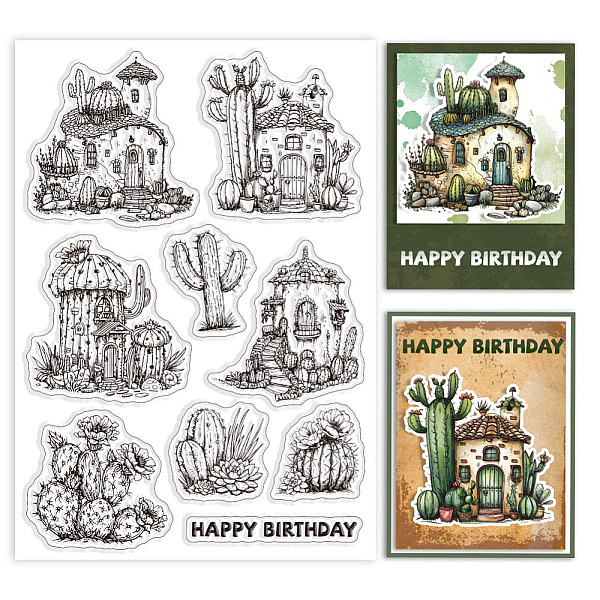 PandaHall GLOBLELAND Cactus House Clear Stamps for Cards Making Succulent Cactus Clear Stamp Seals Transparent Stamps for DIY Scrapbooking...
PandaHall GLOBLELAND Cactus House Clear Stamps for Cards Making Succulent Cactus Clear Stamp Seals Transparent Stamps for DIY Scrapbooking...