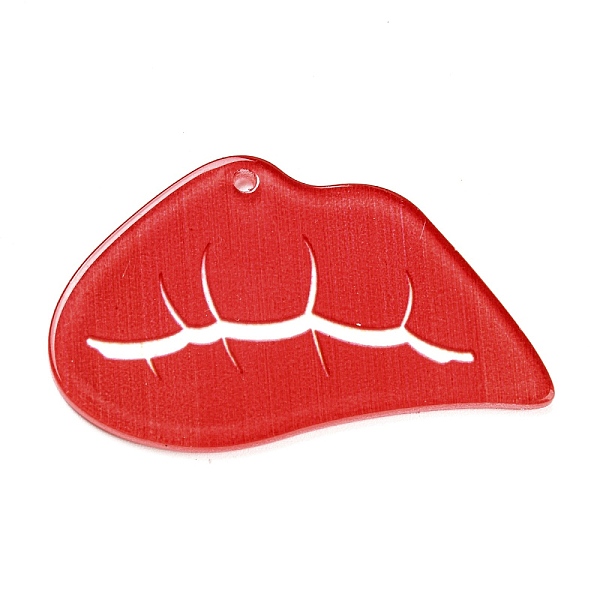 PandaHall Valentine's Day Theme Opaque Acrylic Pendants, Red, Lip, 27x47.5x2mm, Hole: 1.6mm Acrylic Lip Red
PandaHall Valentine's Day Theme Opaque Acrylic Pendants, Red, Lip, 27x47.5x2mm, Hole: 1.6mm Acrylic Lip Red